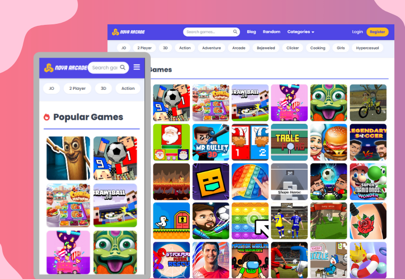 Nova Arcade Light Theme Frontend